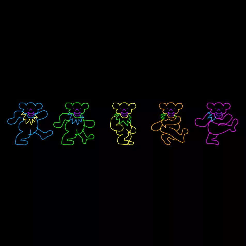 Grateful Dead bears laser