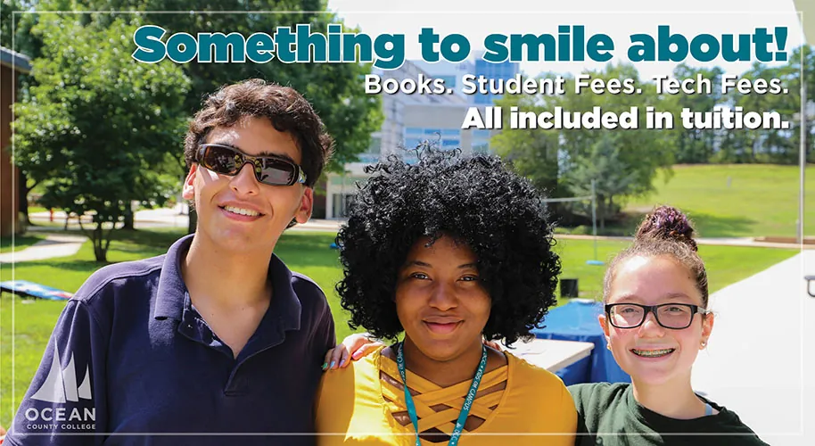 Something to smile about Books, Student fees, tech Fees all included in Tuition